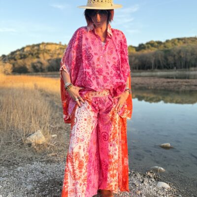 Chemise Arizona rose
