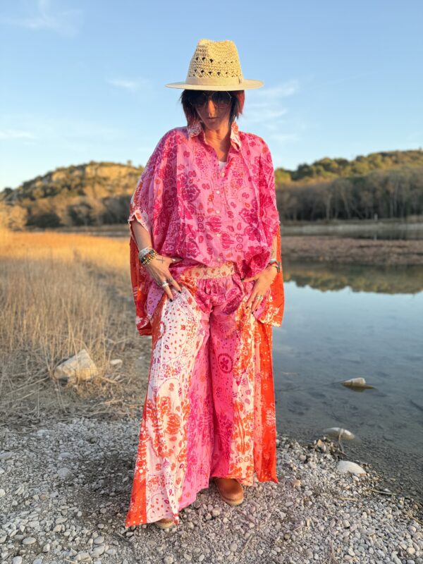 Chemise Arizona rose