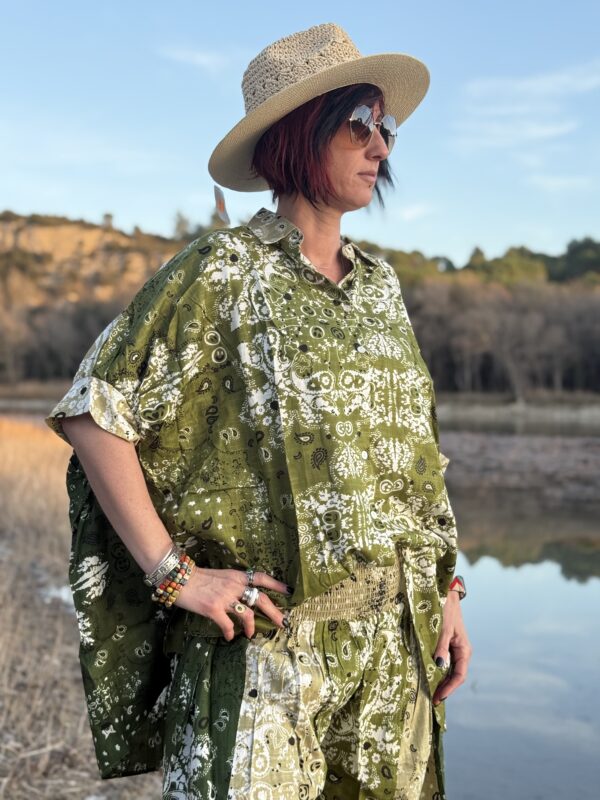 Chemise Arizona vert
