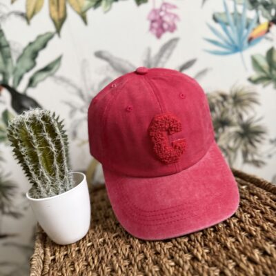 Casquette C rouge vintage