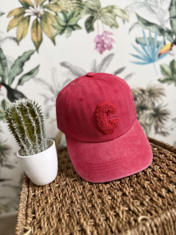 Casquette C rouge vintage