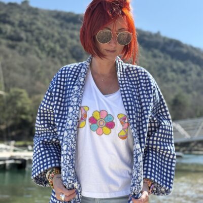 Veste Addison bleue