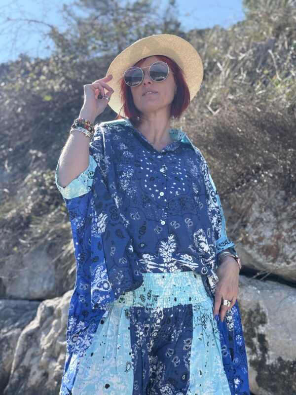 Chemise arizona bleue
