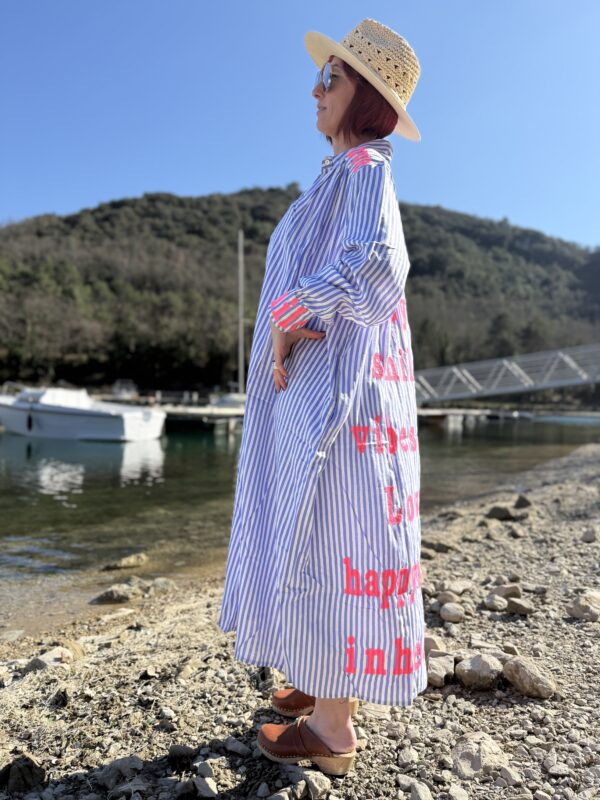 Robe chemise Sunny bleue