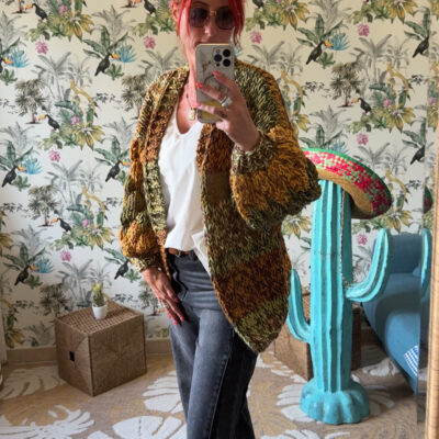 Gilet bohème chunky