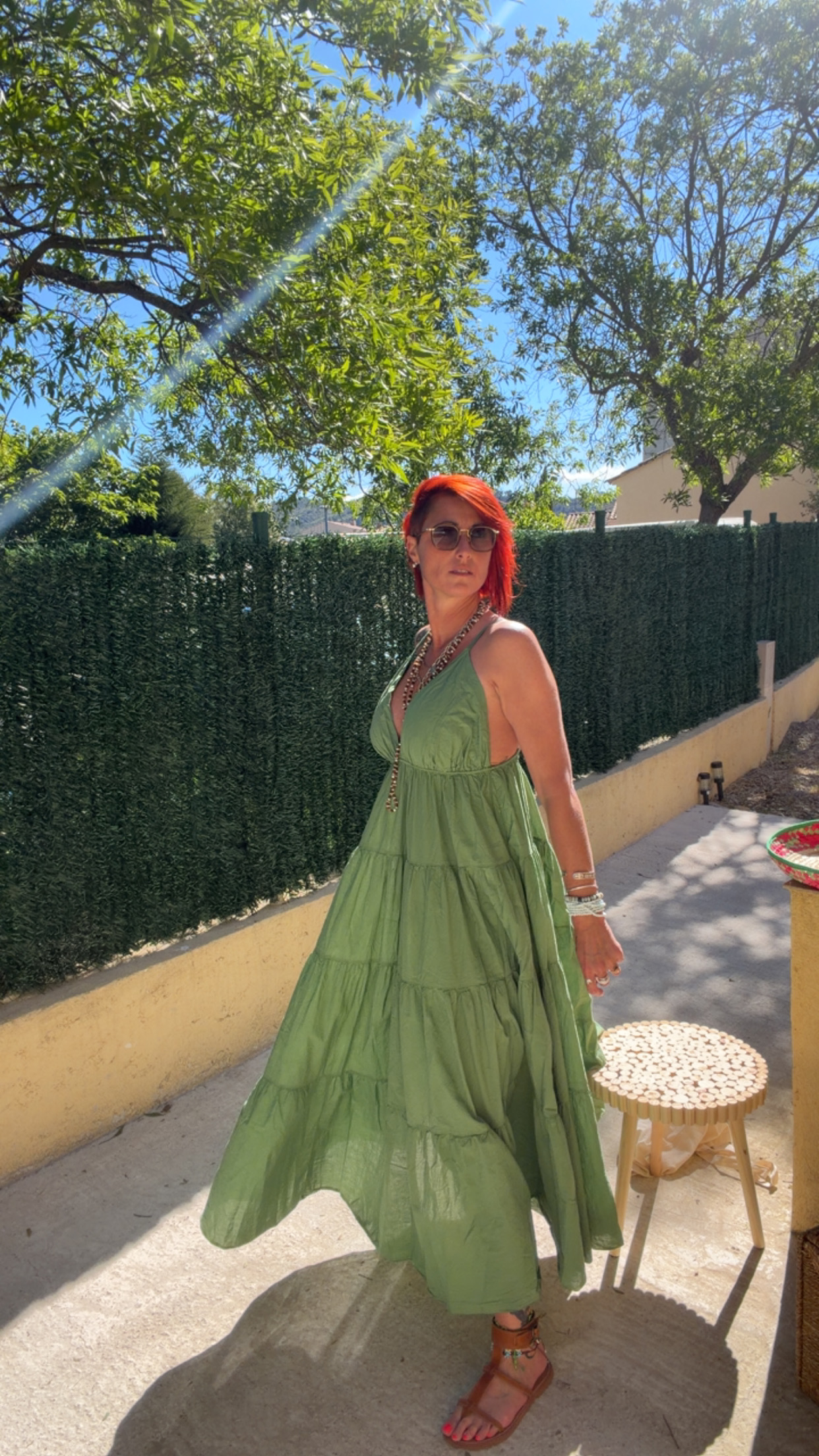 Robe Maya Verte