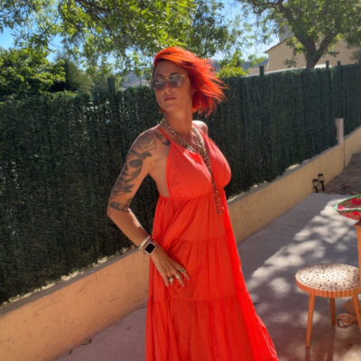 Robe Maya Corail