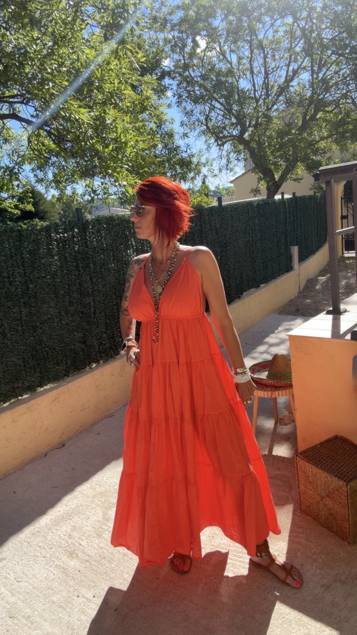 Robe Maya Corail